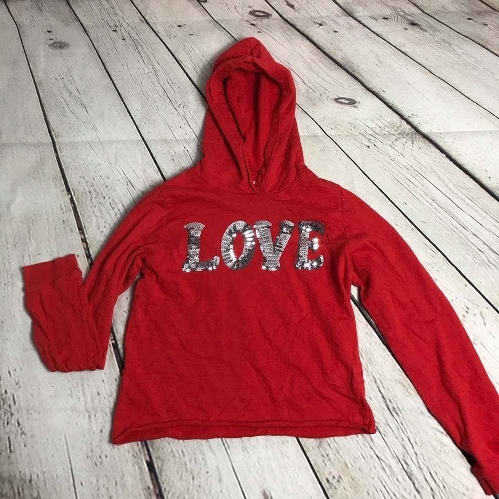 On Fire Love Sequin Hoodie